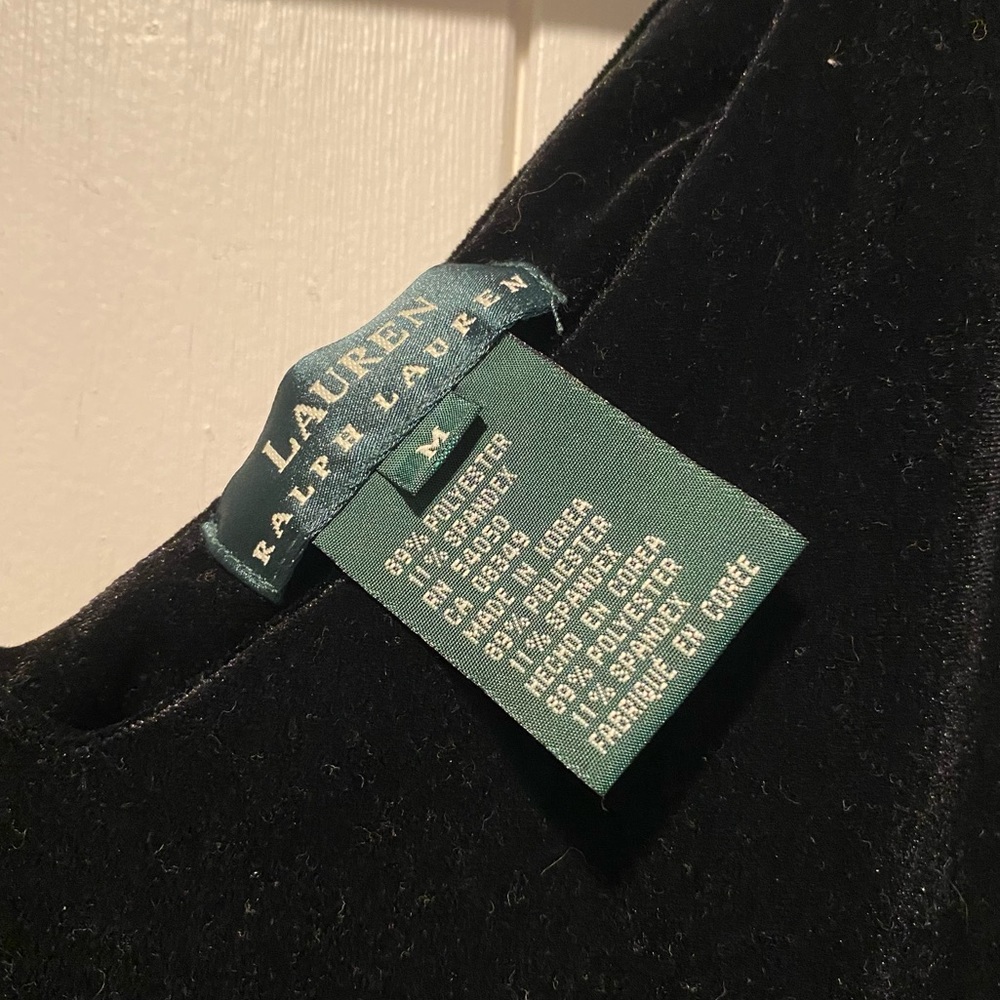 Ralph Lauren Velvet Dress
